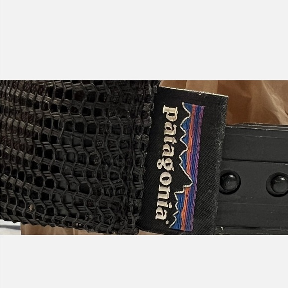 PATAGONIA VINTAGE LOOK SUN BLEACHED BLACK BASEBALL CAP WITH MESH BACK - Picture 6 of 9